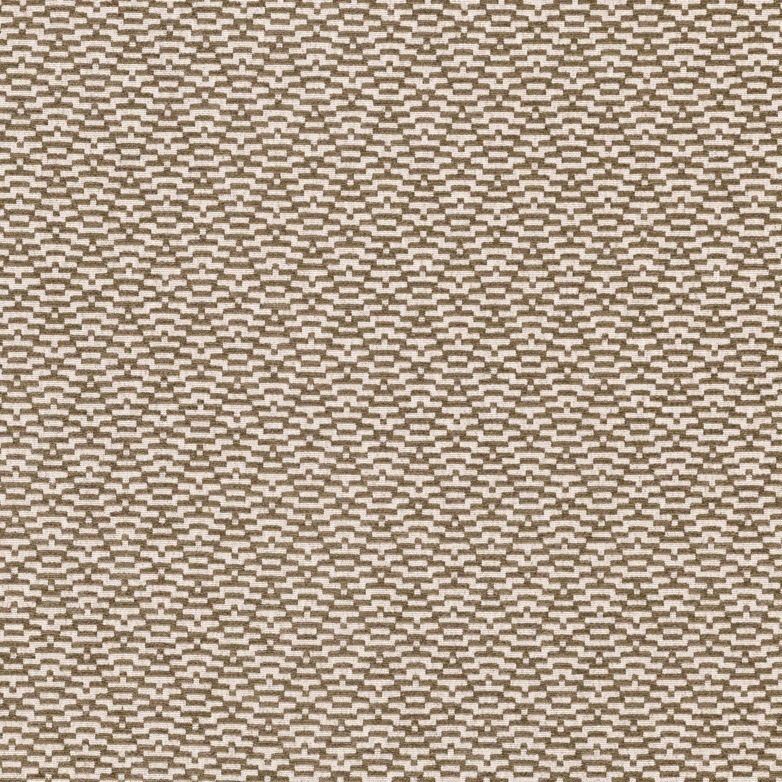 Warm beige and taupe Calida Basket textile with small, tactile geometric weave
