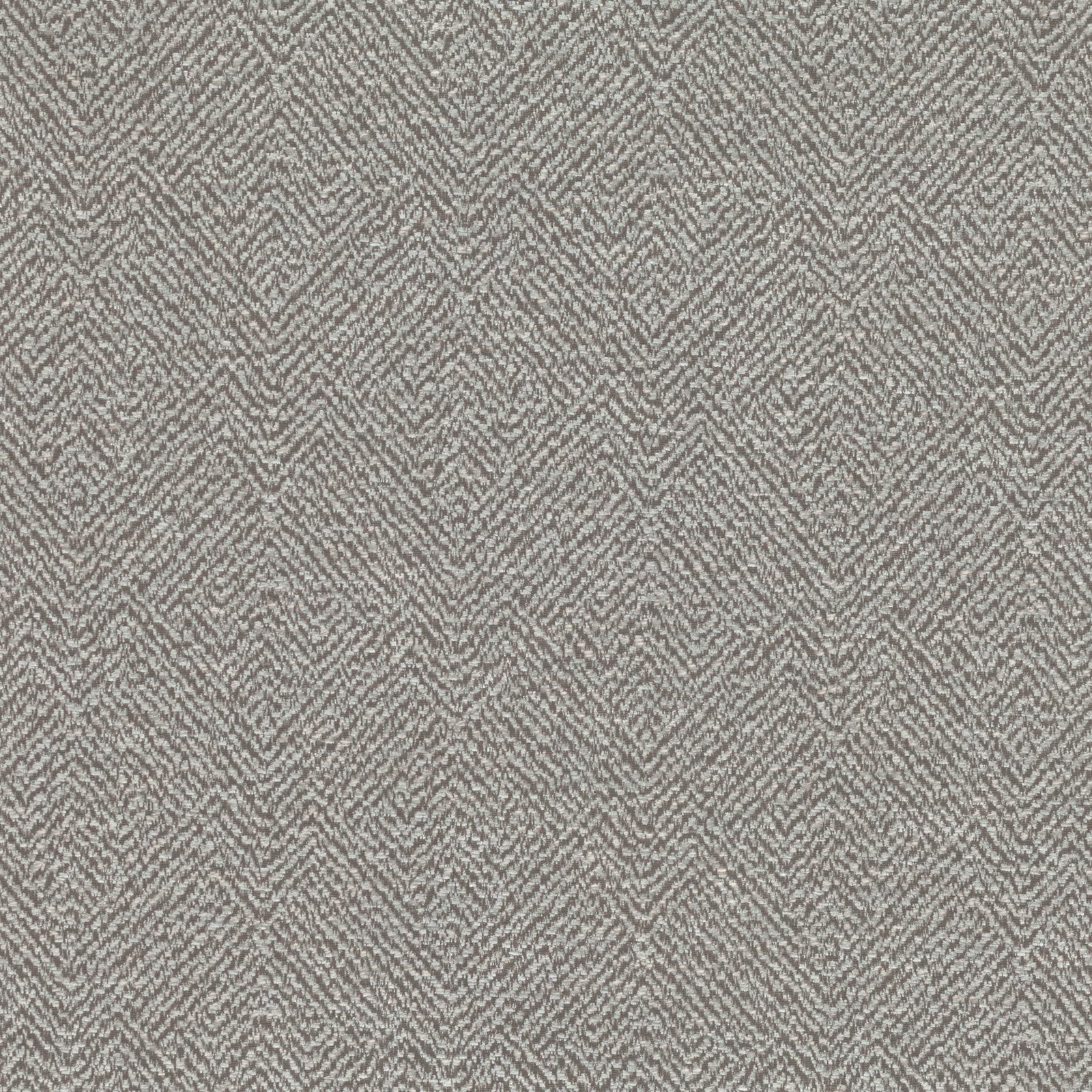 Cool silver-blue fabric with a finely woven, softly flecked herringbone texture