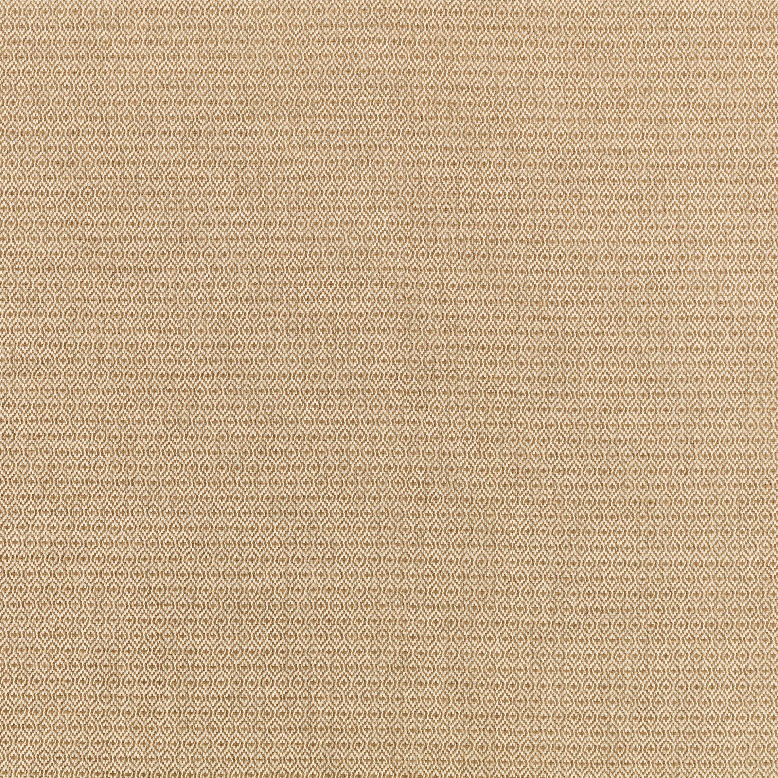 Antique-gold woven fabric with tiny cream and taupe interlocking diamond lattice