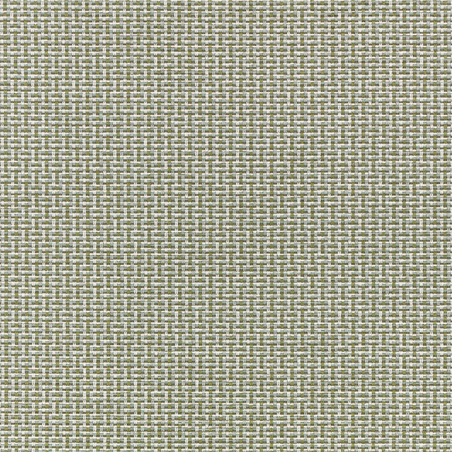 Muted olive and cream crosshatch weave with fine taupe flecks