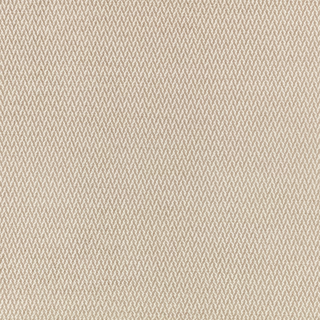 Warm tawny-beige fabric with a fine ivory chevron weave and subtle texture