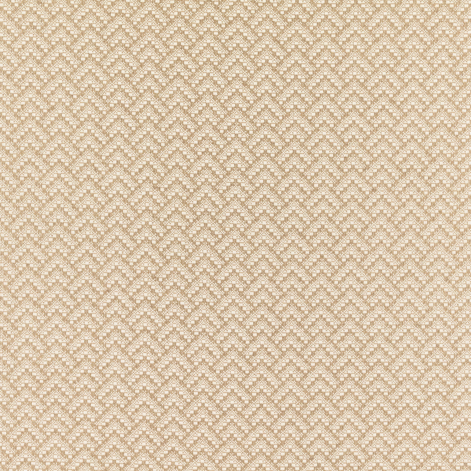 Warm tawny beige fabric with a fine woven diamond lattice and softly textured surface