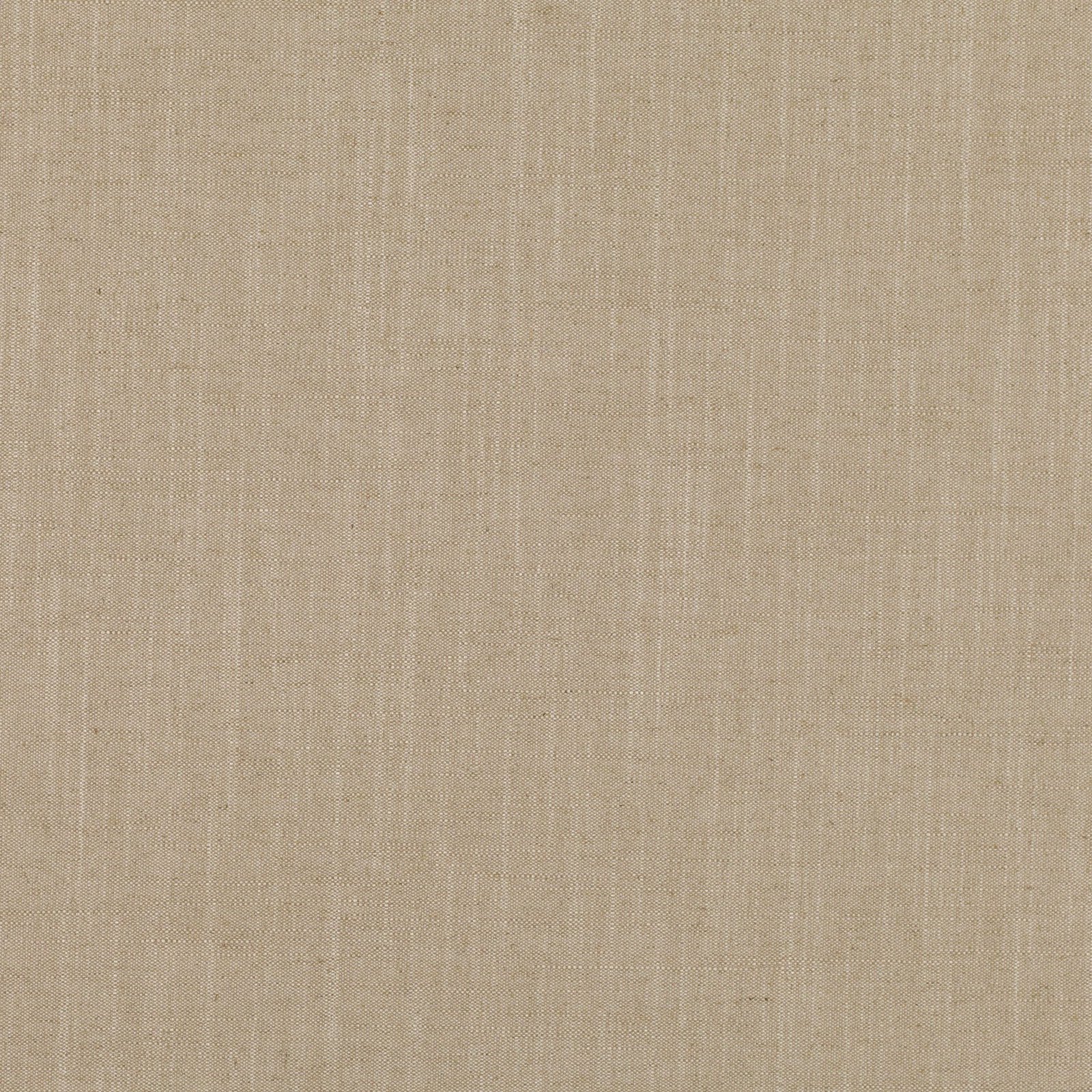 Warm almond-beige woven fabric with fine vertical threads and softly varied texture