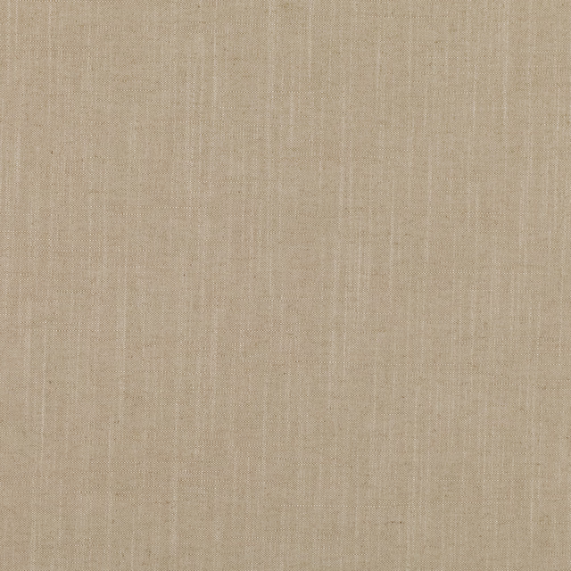 Warm almond-beige woven fabric with fine vertical threads and softly varied texture