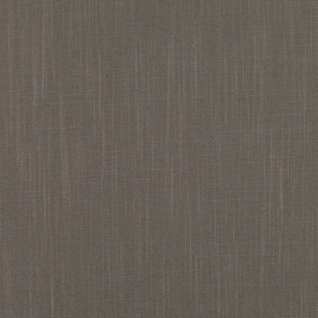 Warm taupe-grey woven fabric with fine vertical striations and subtle crosshatch texture