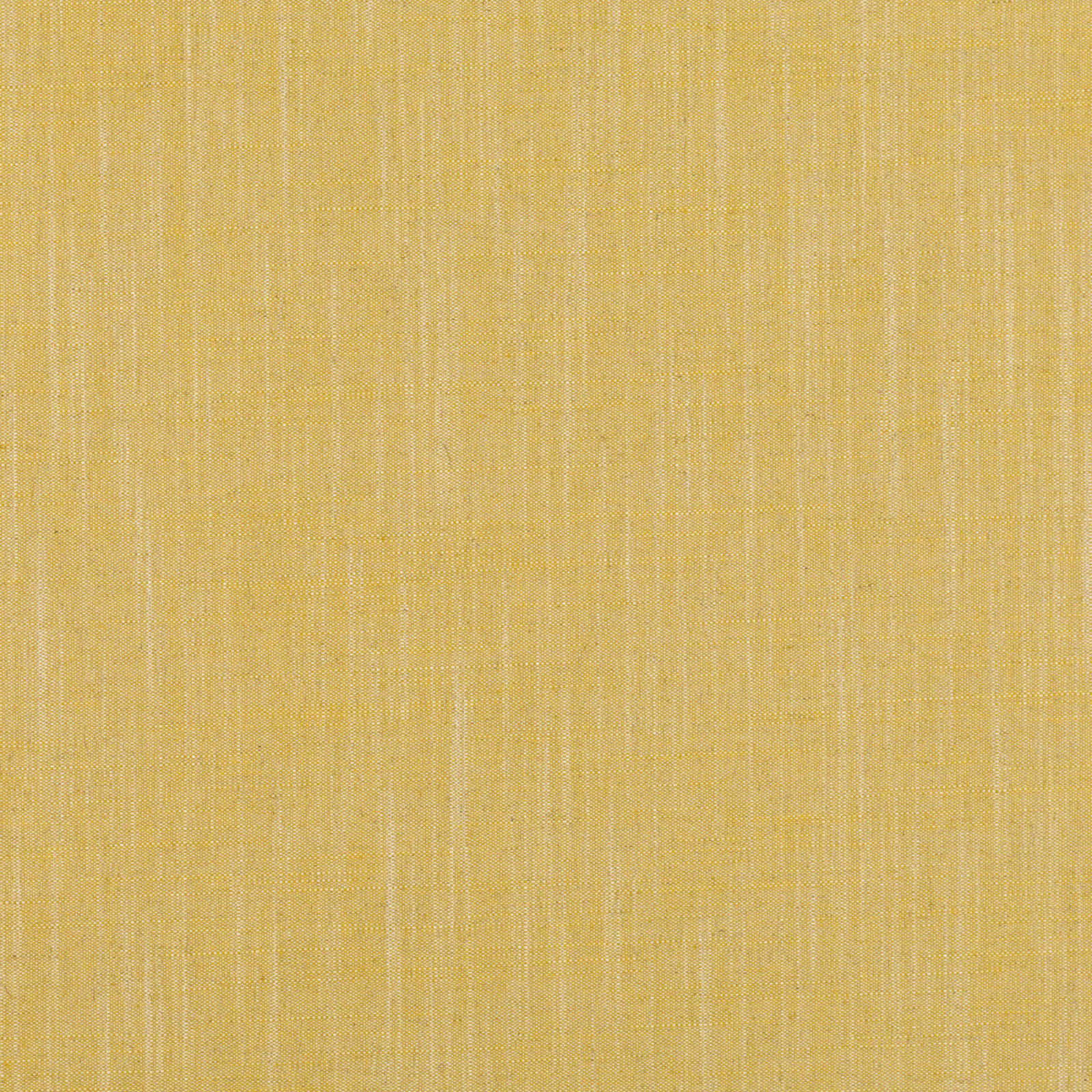 Citrine yellow woven fabric with fine vertical striations and subtle tonal texture