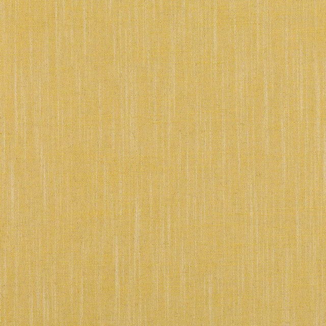 Citrine yellow woven fabric with fine vertical striations and subtle tonal texture