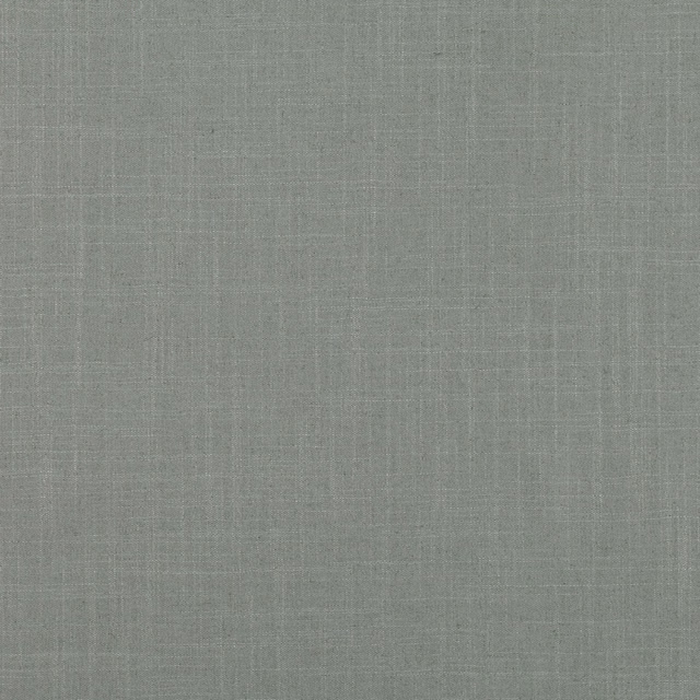 Close view of Asuri Gris's cool grey fabric with a fine crosswoven texture