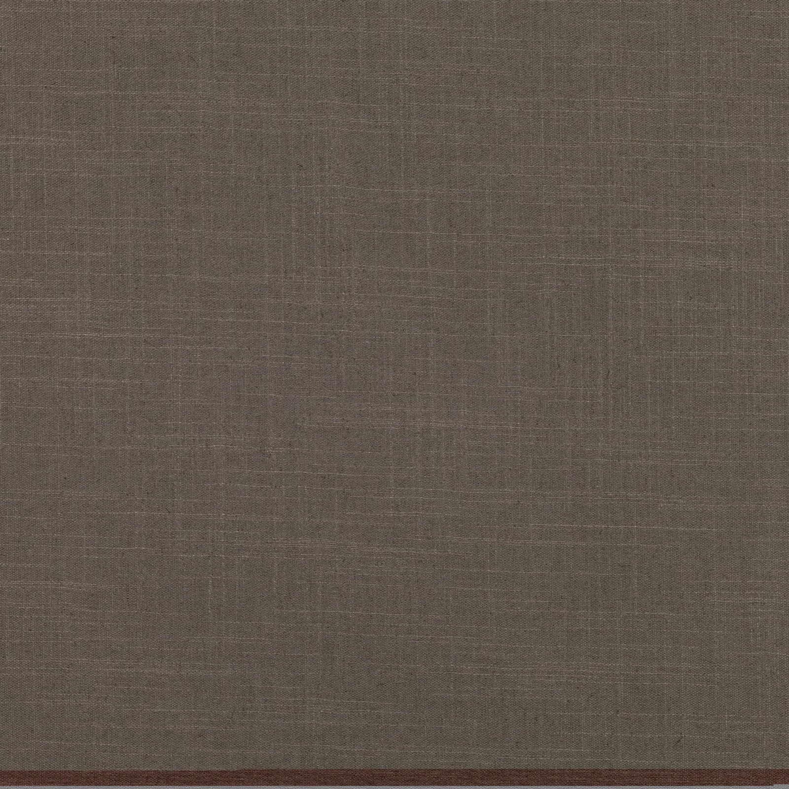 Muted hazel-brown crosshatch weave with subtle horizontal and vertical texture