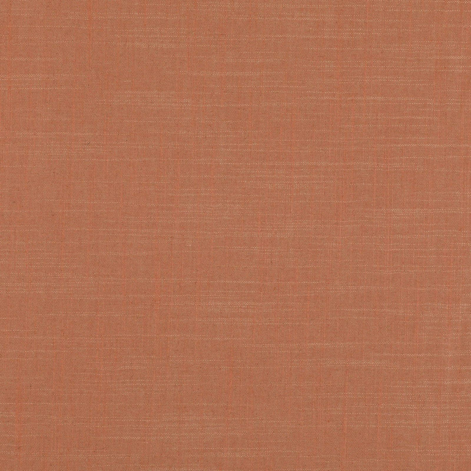 Muted henna terracotta fabric with fine crosshatched woven texture