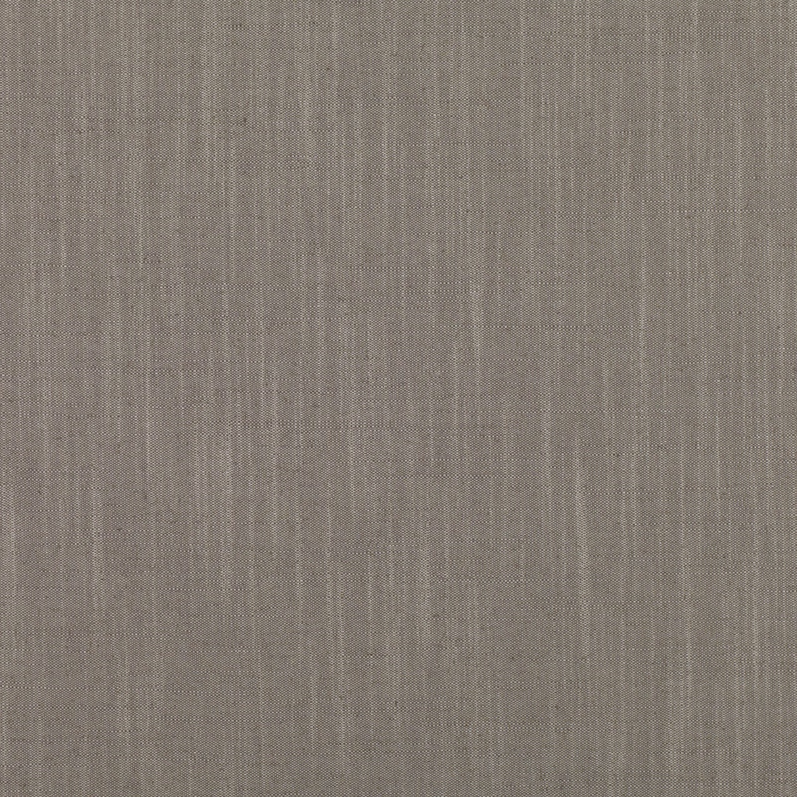 Warm taupe-grey marl fabric with a fine, subtly slubbed vertical weave