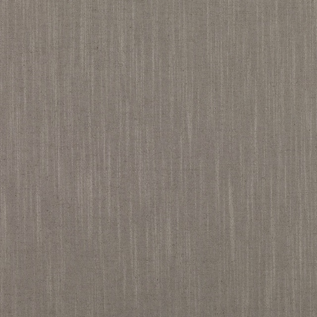 Warm taupe-grey marl fabric with a fine, subtly slubbed vertical weave