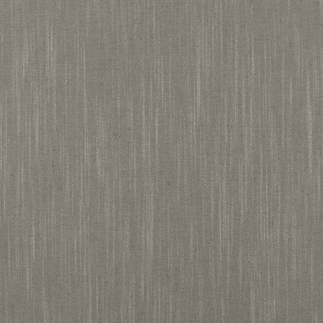 Close-up of Romo Asuri Zinc showing a fine zinc-grey weave with vertical slubs