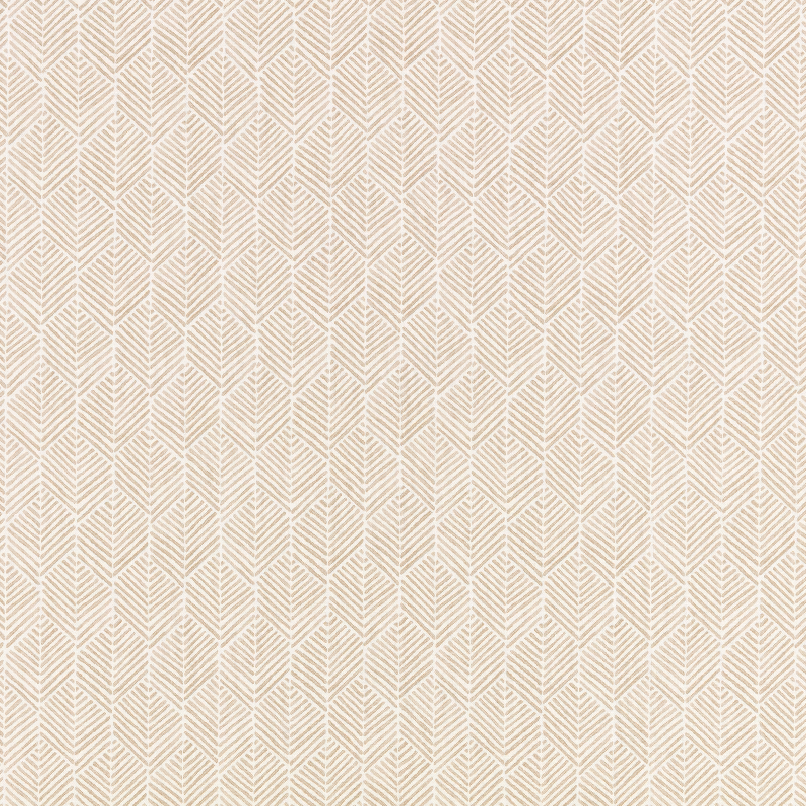 Pale almond-beige textile with repeated fine chevrons forming vertical geometric columns