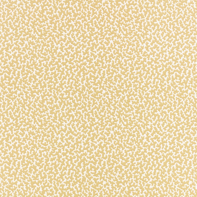 Warm hay wallpaper with a dense ivory organic fleck pattern