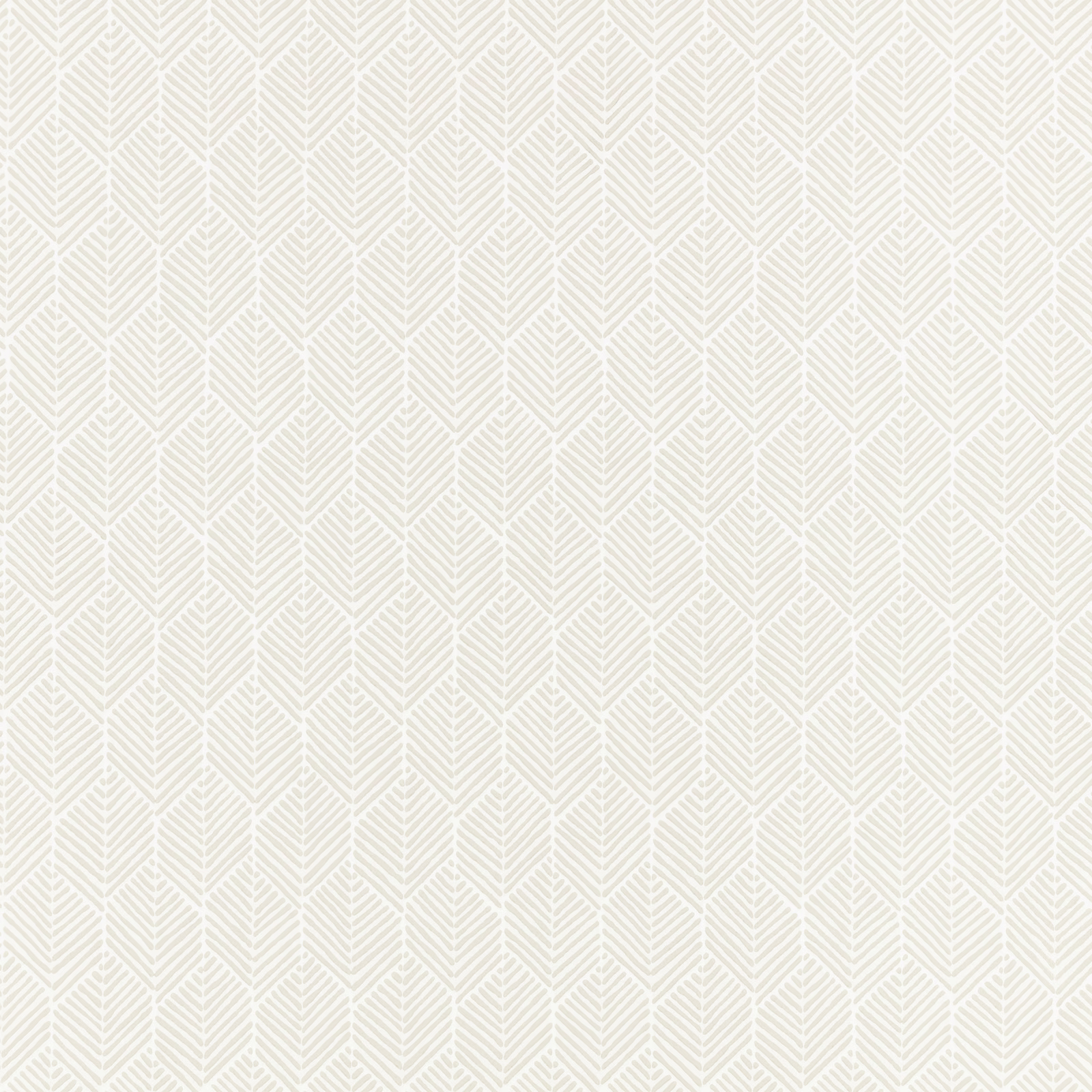Pale ivory wallpaper with fine repeating chevron lines in a low-contrast geometric pattern