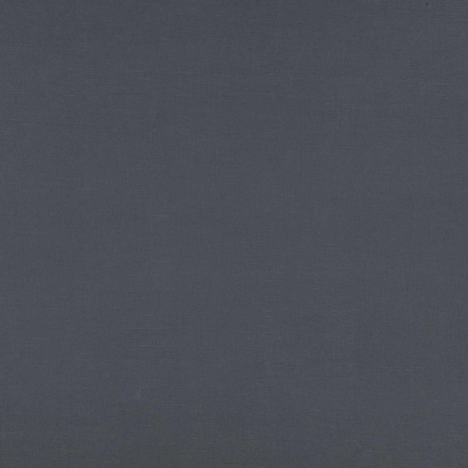 Deep blueberry blue-grey fabric with a fine horizontal plain weave and subtle tonal texture