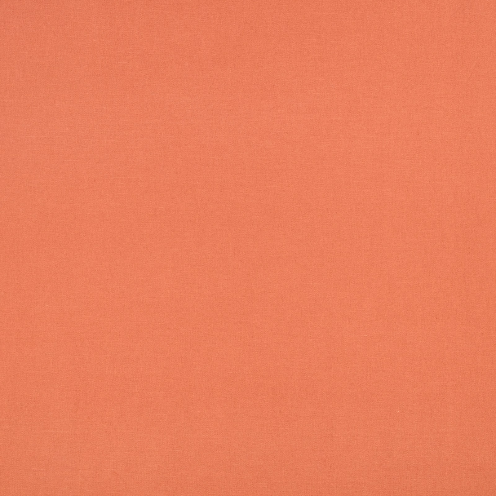 Warm burnt-sienna coral plain weave with subtle vertical surface texture
