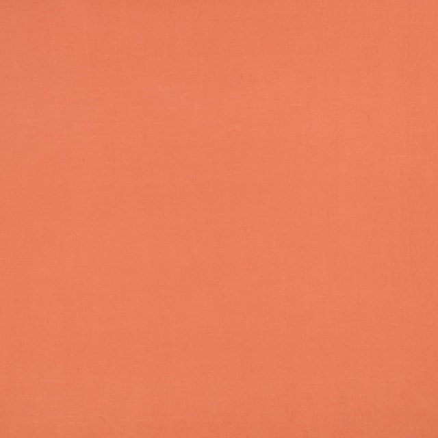 Warm burnt-sienna coral plain weave with subtle vertical surface texture