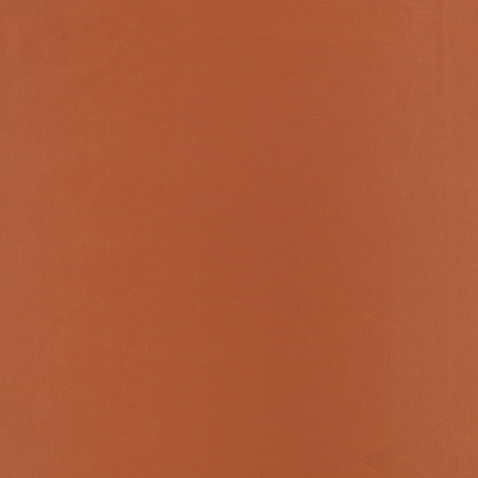 Warm Cajun terracotta fabric with a fine, subtly textured plain weave