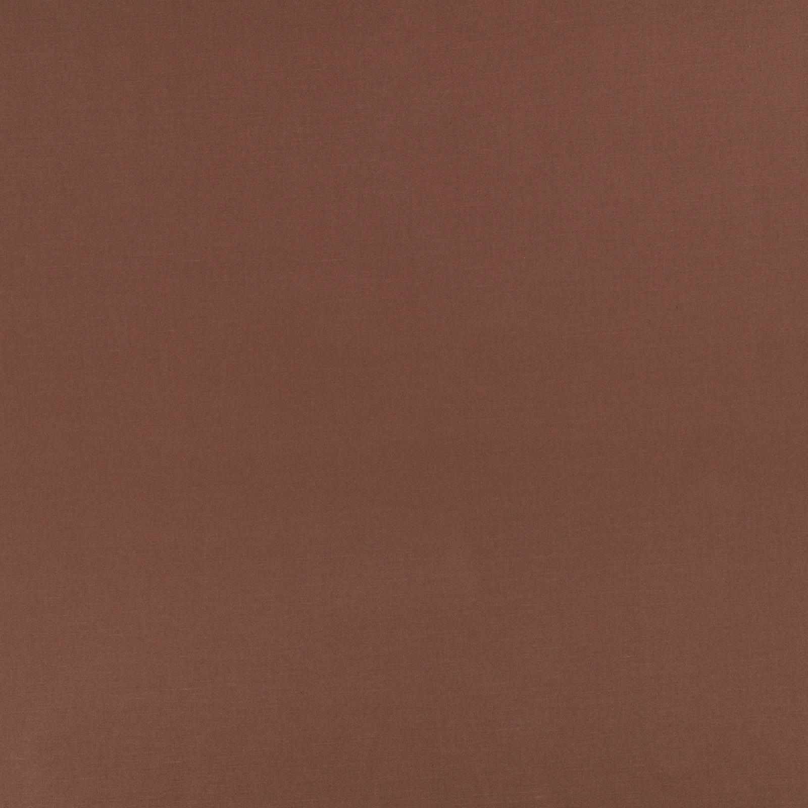 Warm chocolate-brown plain weave with a fine, subtly textured surface