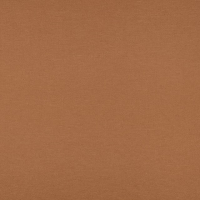 Warm cinnamon terracotta plain weave with a fine, softly textured surface