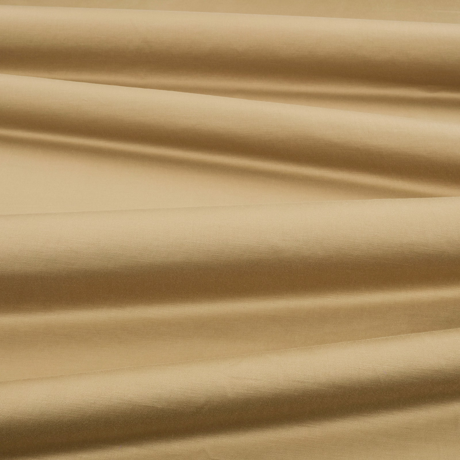 Warm fennel-beige textile with fine weave and softly lustrous horizontal folds