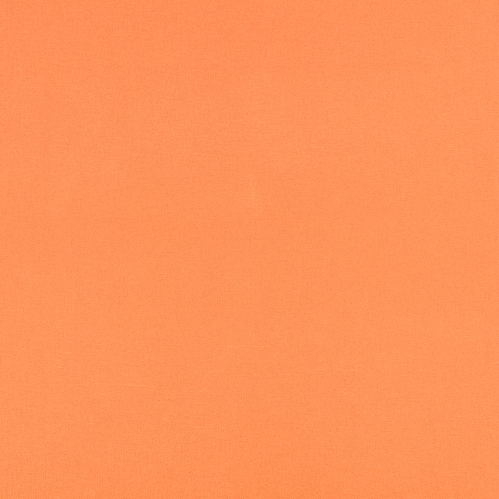 Warm coral-orange plain weave fabric with a subtly textured surface