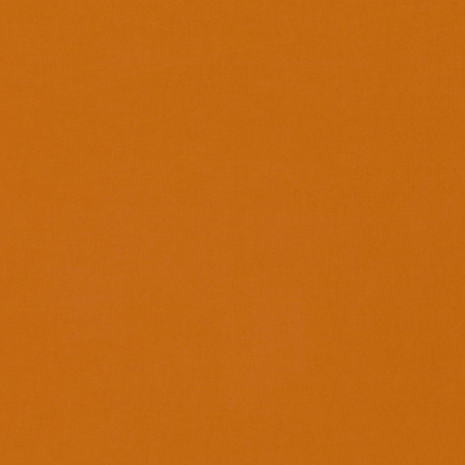 Warm pumpkin-orange plain weave with a fine, even textile grain