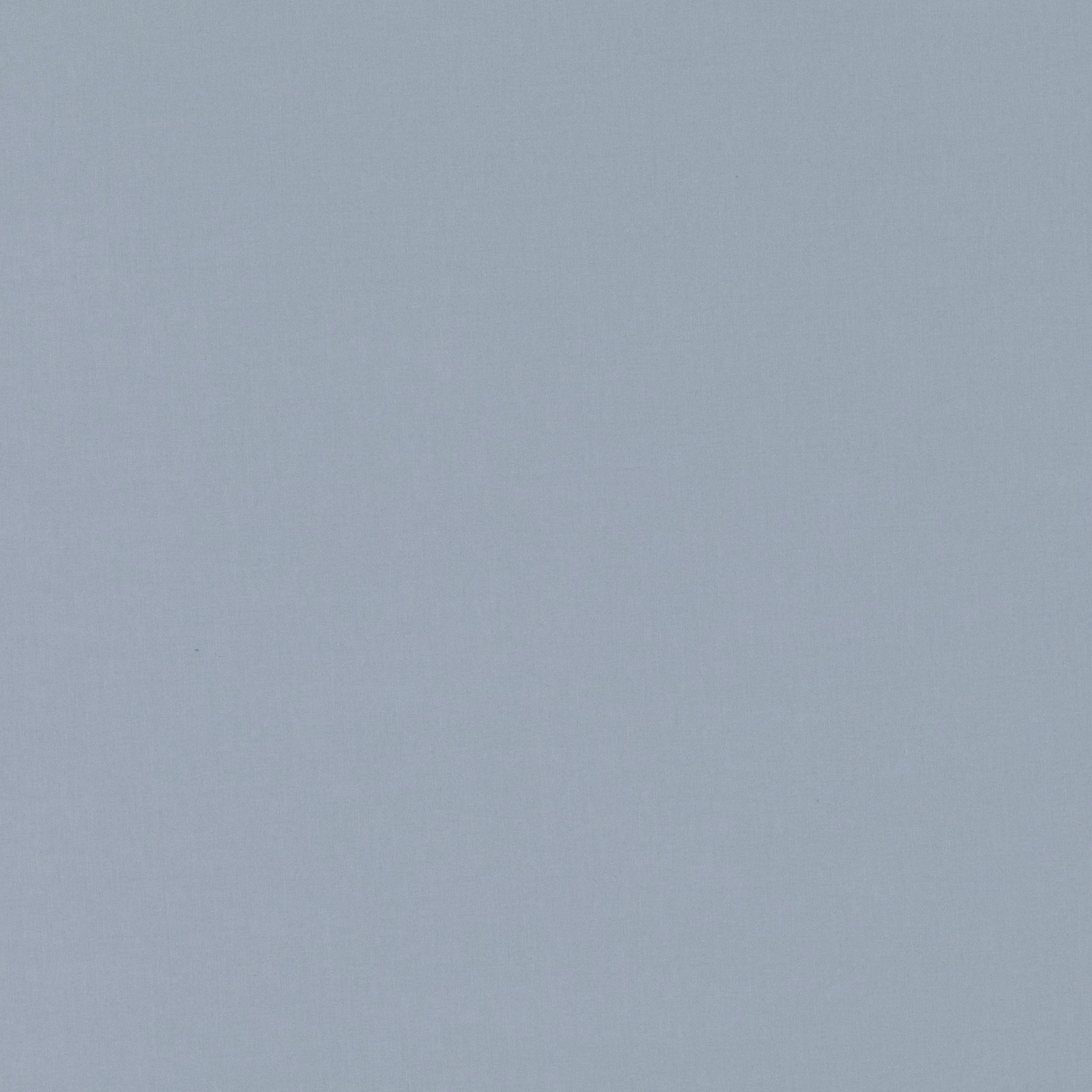 Muted steel-blue plain fabric with a fine, softly mottled woven surface