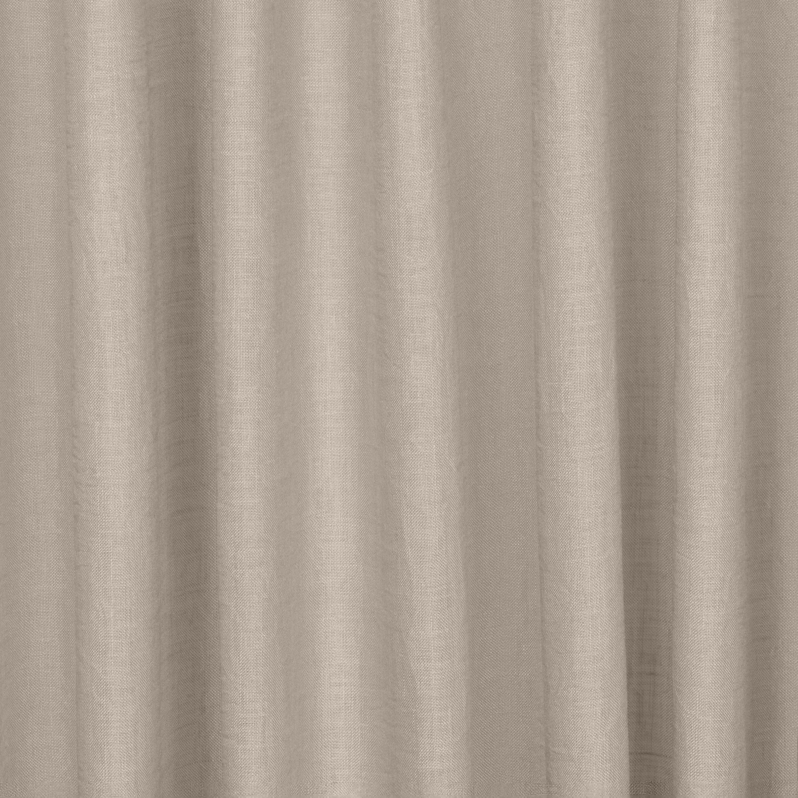 Warm greige fine weave with softly shaded vertical folds