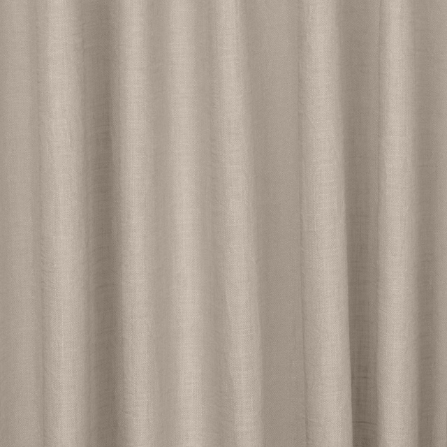 Warm greige fine weave with softly shaded vertical folds