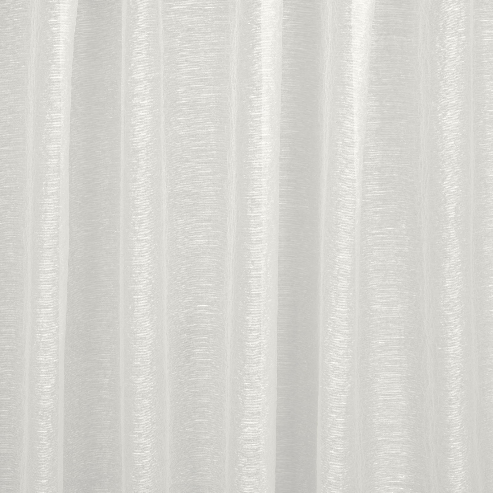 Cool white Organdie with sheer vertical bands and a softly slubbed surface