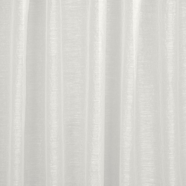 Cool white Organdie with sheer vertical bands and a softly slubbed surface