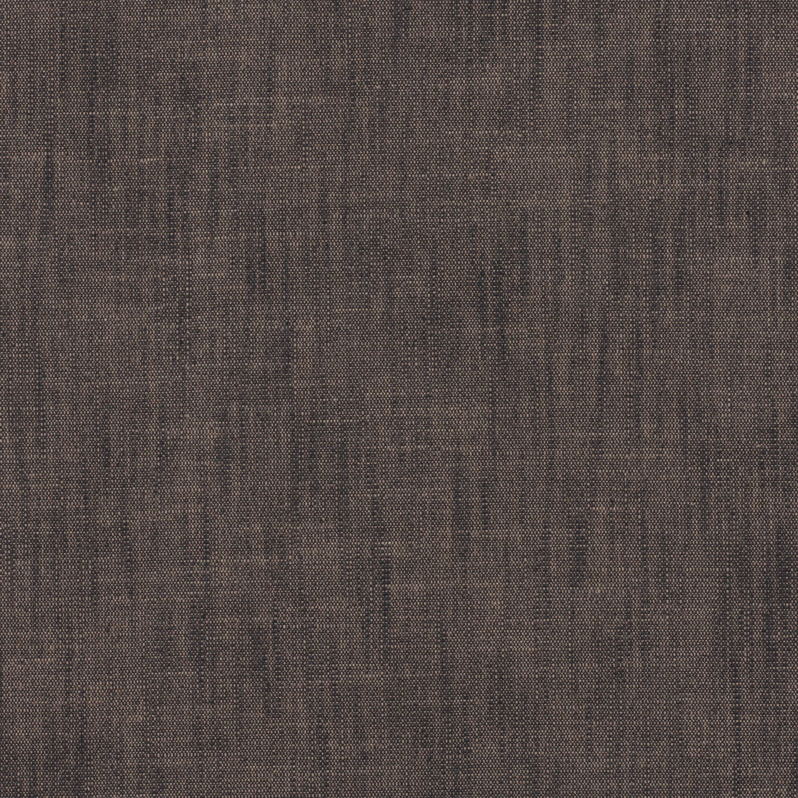 Dark liquorice-brown woven swatch with fine vertical charcoal striations
