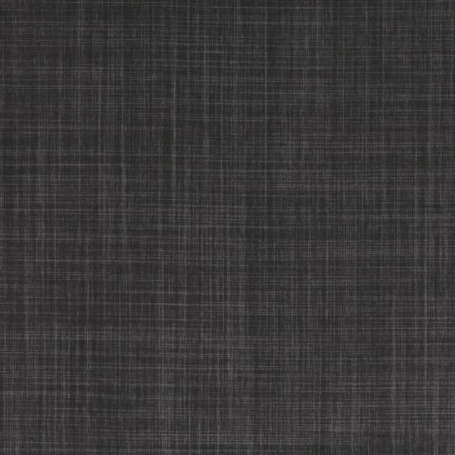 Deep charcoal grey fabric with a fine, softly varied crosshatch weave