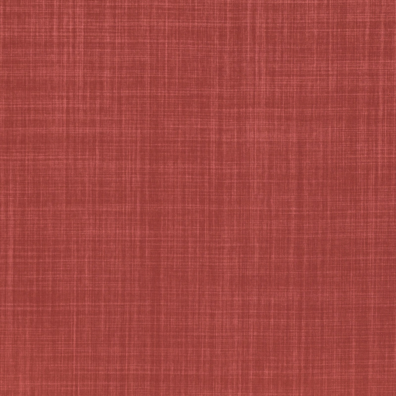 Warm chutney-red fabric with a fine, irregular crosshatch weave