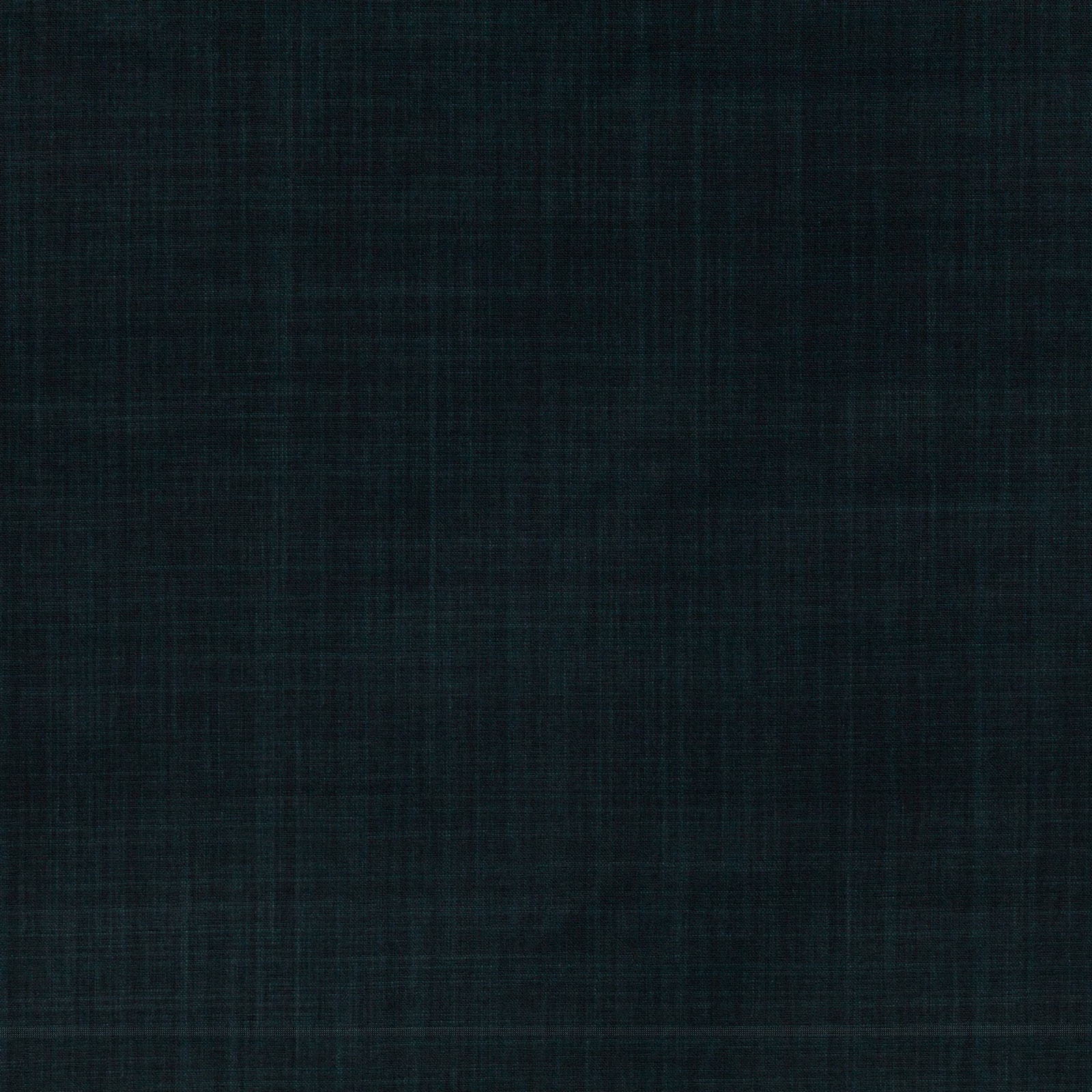 Near-black Dune fabric with subtle teal crosshatch weave and softly textured surface