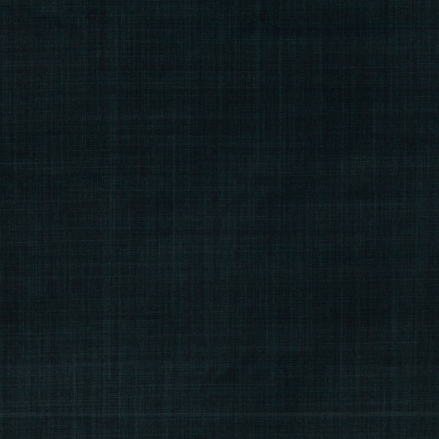 Near-black Dune fabric with subtle teal crosshatch weave and softly textured surface
