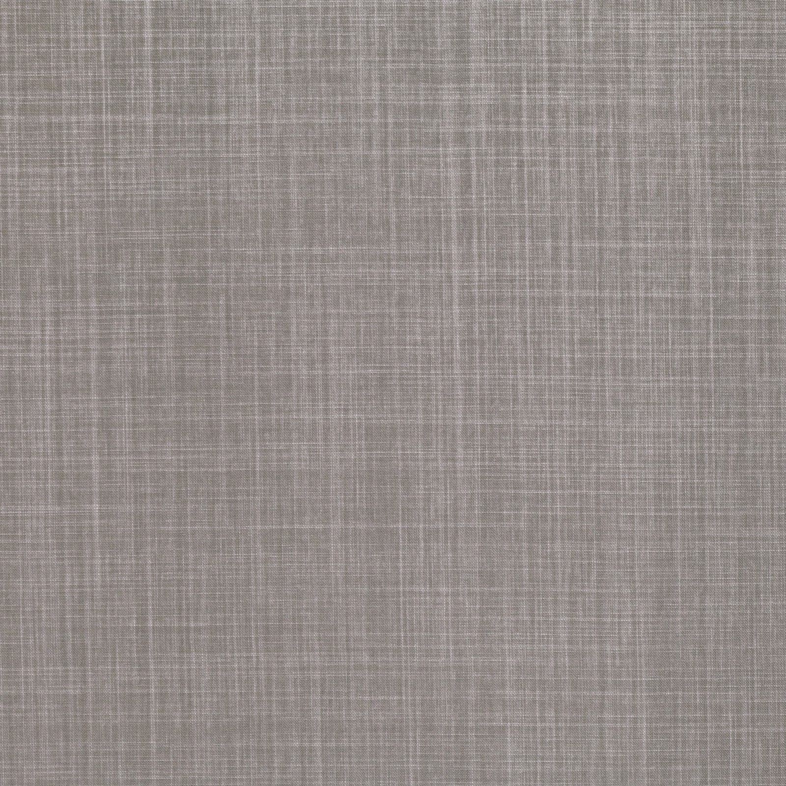 Soft grey-taupe woven fabric showing a fine linen-look crosshatch texture