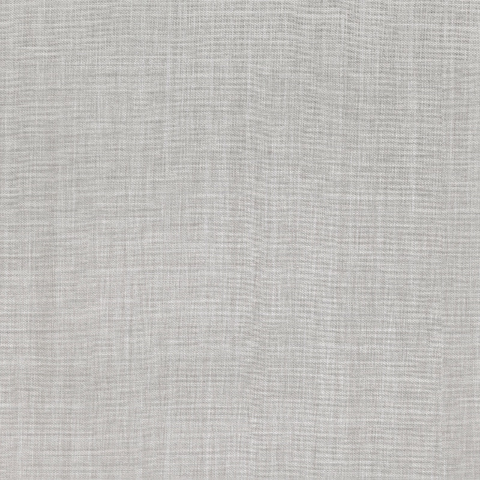 Close view of pale feather-grey fabric with a fine irregular crosshatch weave