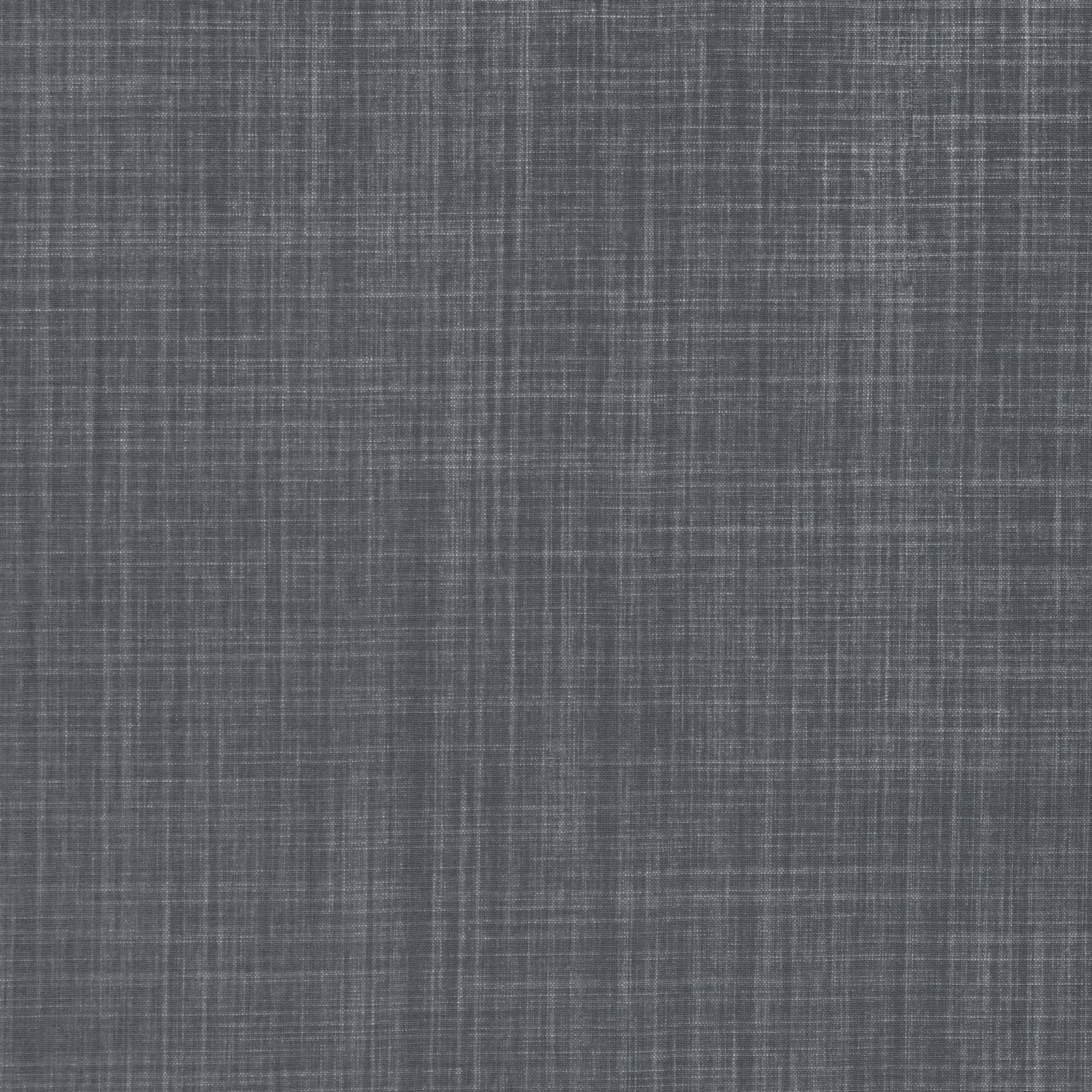 Close-up of cool gunmetal grey fabric with fine tonal crosshatch weave