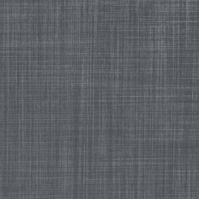 Close-up of cool gunmetal grey fabric with fine tonal crosshatch weave