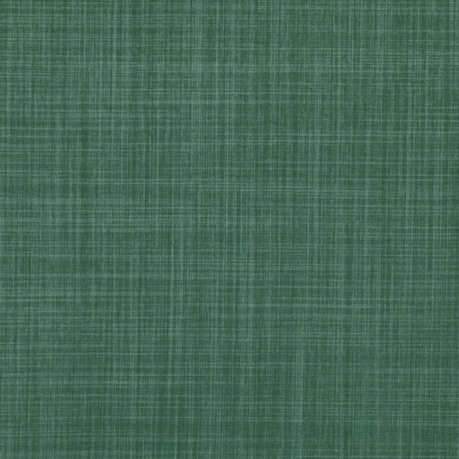 Close-up of muted ivy-green fabric with fine pale crosshatch and woven texture