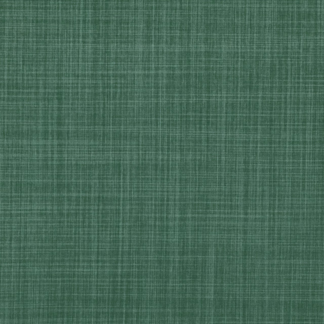 Close-up of muted ivy-green fabric with fine pale crosshatch and woven texture