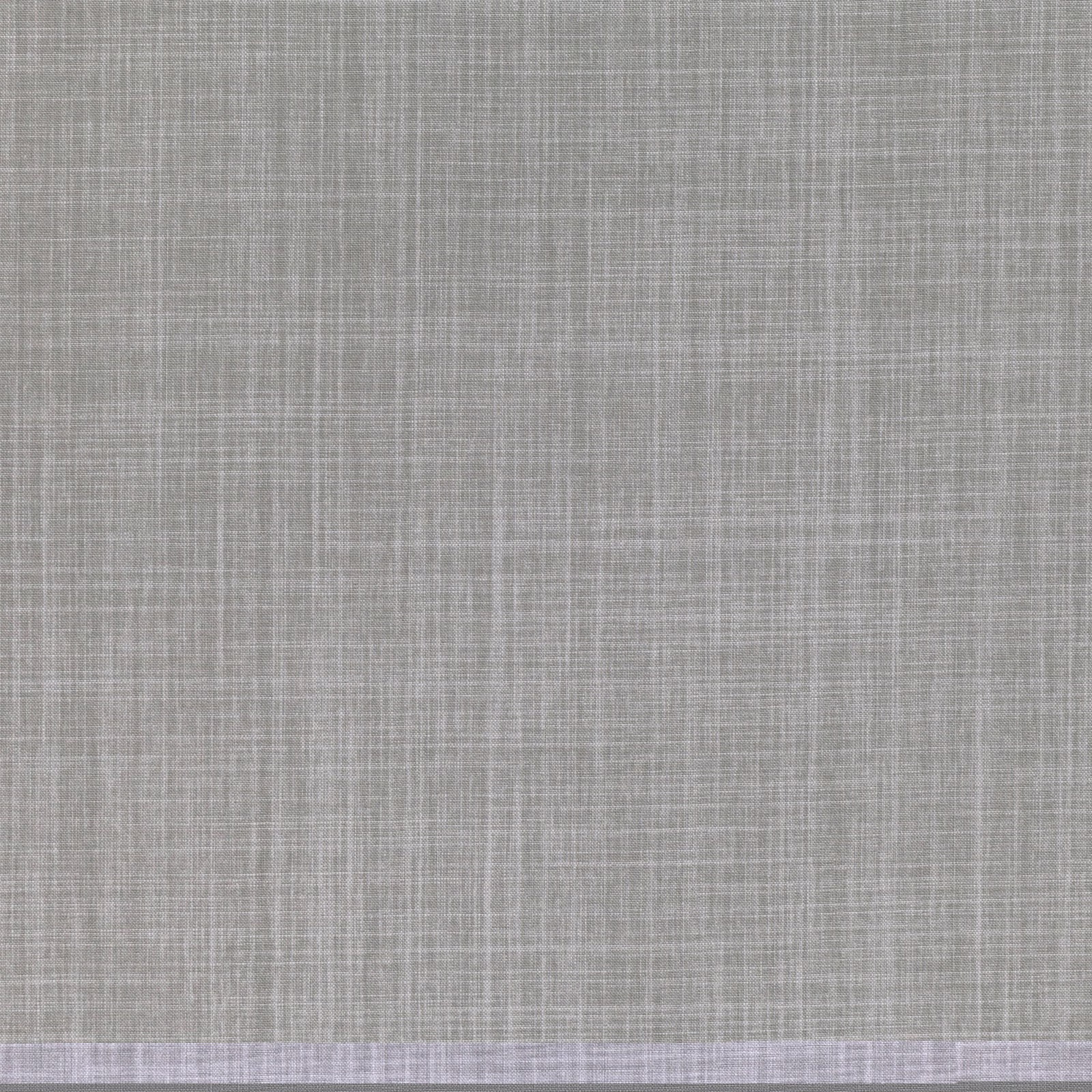 Cool pewter grey fabric with a fine woven crosshatch texture and subtle tonal variation