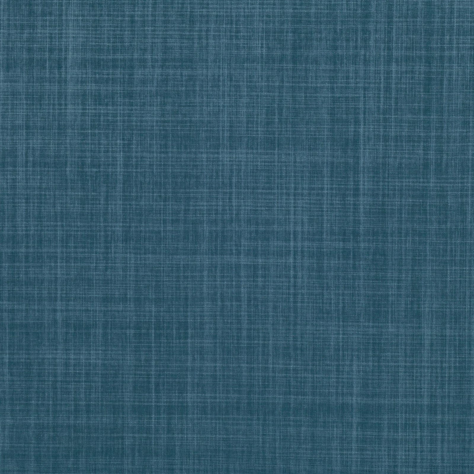 Deep Prussian blue fabric with fine pale crosshatch and softly textured weave