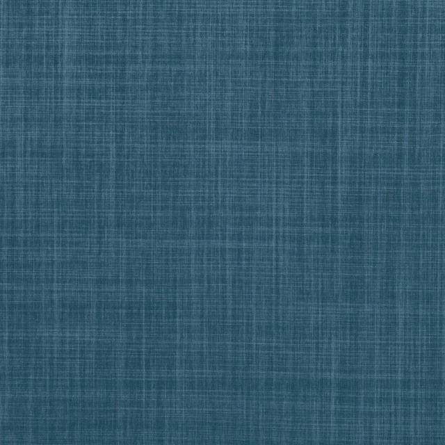 Deep Prussian blue fabric with fine pale crosshatch and softly textured weave
