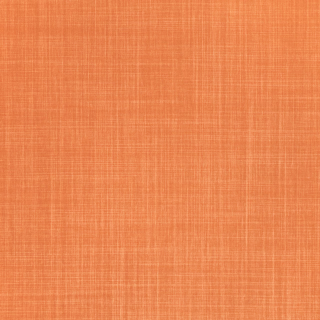 Warm pumpkin-orange woven fabric with a fine crosshatched slub texture