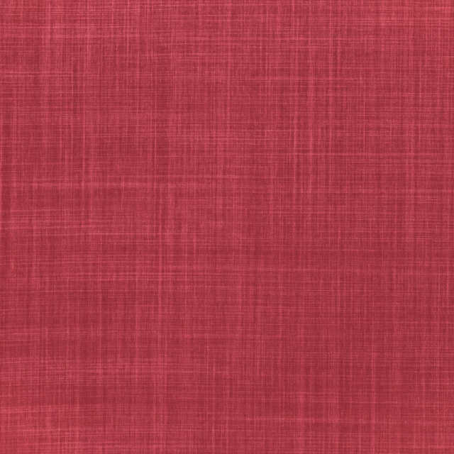 Muted ruby-red fabric with fine crosshatched weave and subtle tonal variation